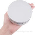 250g 8Oz big metal round tin aluminum tin